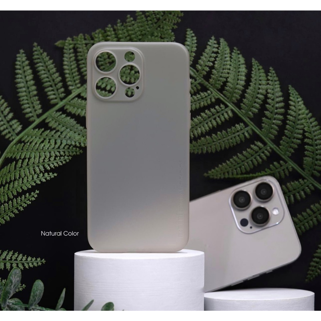 Ốp lưng MEMUMI nhám siêu mỏng  chống trầy xước không bám vân tay bảo vệ camera cho ip 17/16/15/14/13/12/pro/promax