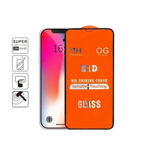 Kính cường lực 21D full màn cho ip 7plus/8plus/x/xs/xsmax/11/12/13/14/15/16/17/plus/pro/promax/air