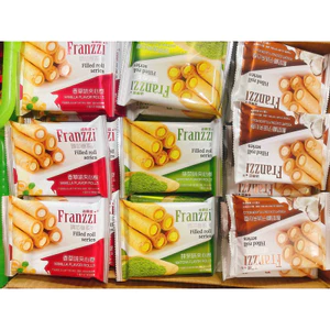 bánh ốc quế kem Franzzi sẵn hàng 3 vị 30gr/gói