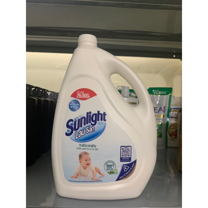 Nước lau sàn can Sunlight Ngăn côn trùng hiệu quả Chai 3,6 KG