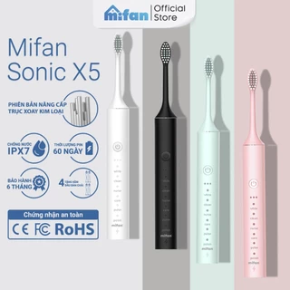 Bàn Chải Điện MIFAN Sonic X5 – Máy đánh răng sóng âm công nghệ Đức – Tặng kèm 3 đầu thay thế