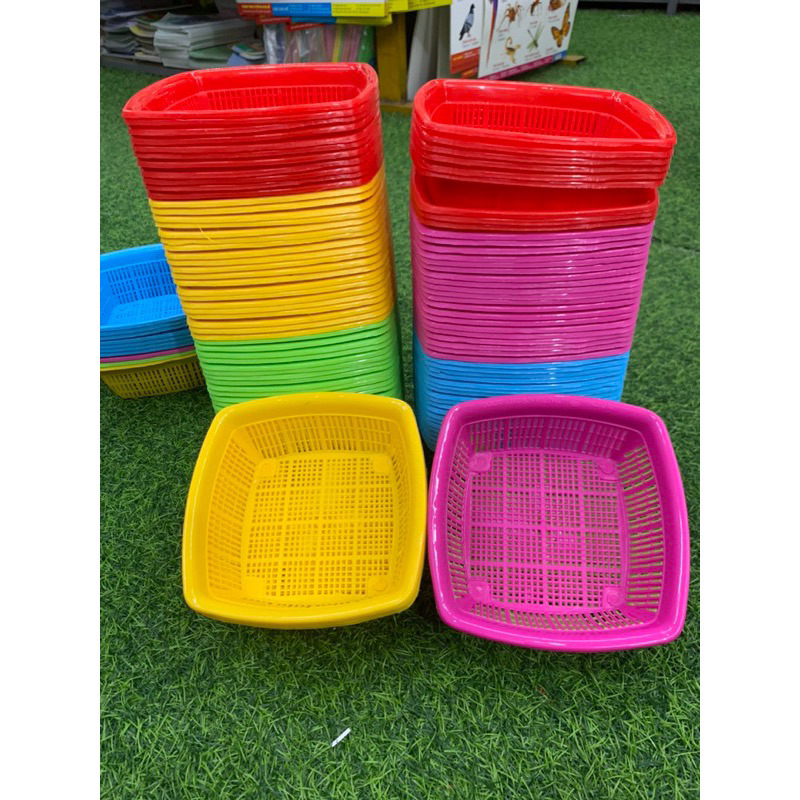 🔥Set 10 RỔ VUÔNG Rất tiện, LOẠI NHỎ (kt: 15*5cm) | Shopee Việt Nam