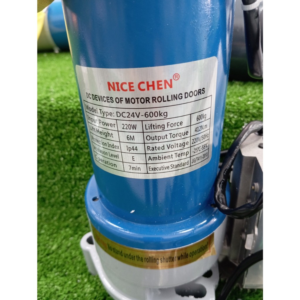 Bộ motor cửa cuốn  Nichen 400Kg (Motor + lắc+ hộp điều khiển)