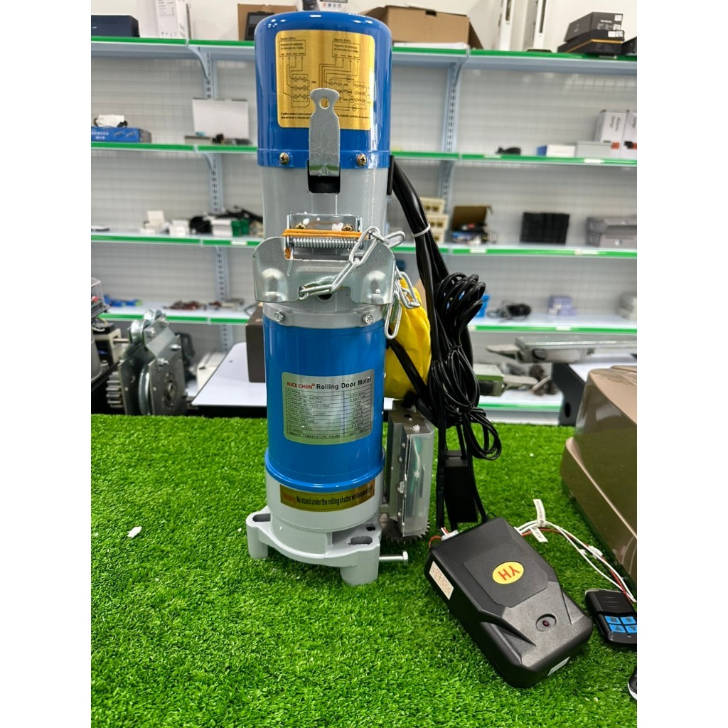 Bộ motor cửa cuốn  Nichen 400Kg (Motor + lắc+ hộp điều khiển)
