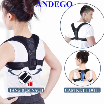 Đai Chống Gù Lưng Nam Nữ Andego Cho Người Lớn Và Trẻ Em, Đai Chống Gù Điều Chỉnh Cột Sống Bảo Hành Lỗi 1 Đổi 1.