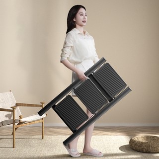 Thang gấp gọn thông minh đa năng cho gia đình, thang gấp 2 3 4 tầng chịu tải 150kg, chất liệu thép carbon dày dặn