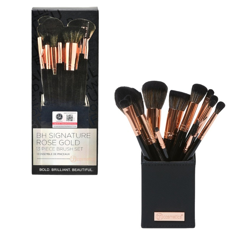 BH Cosmetics Signature Rose Gold 13 Piece Brush Set
