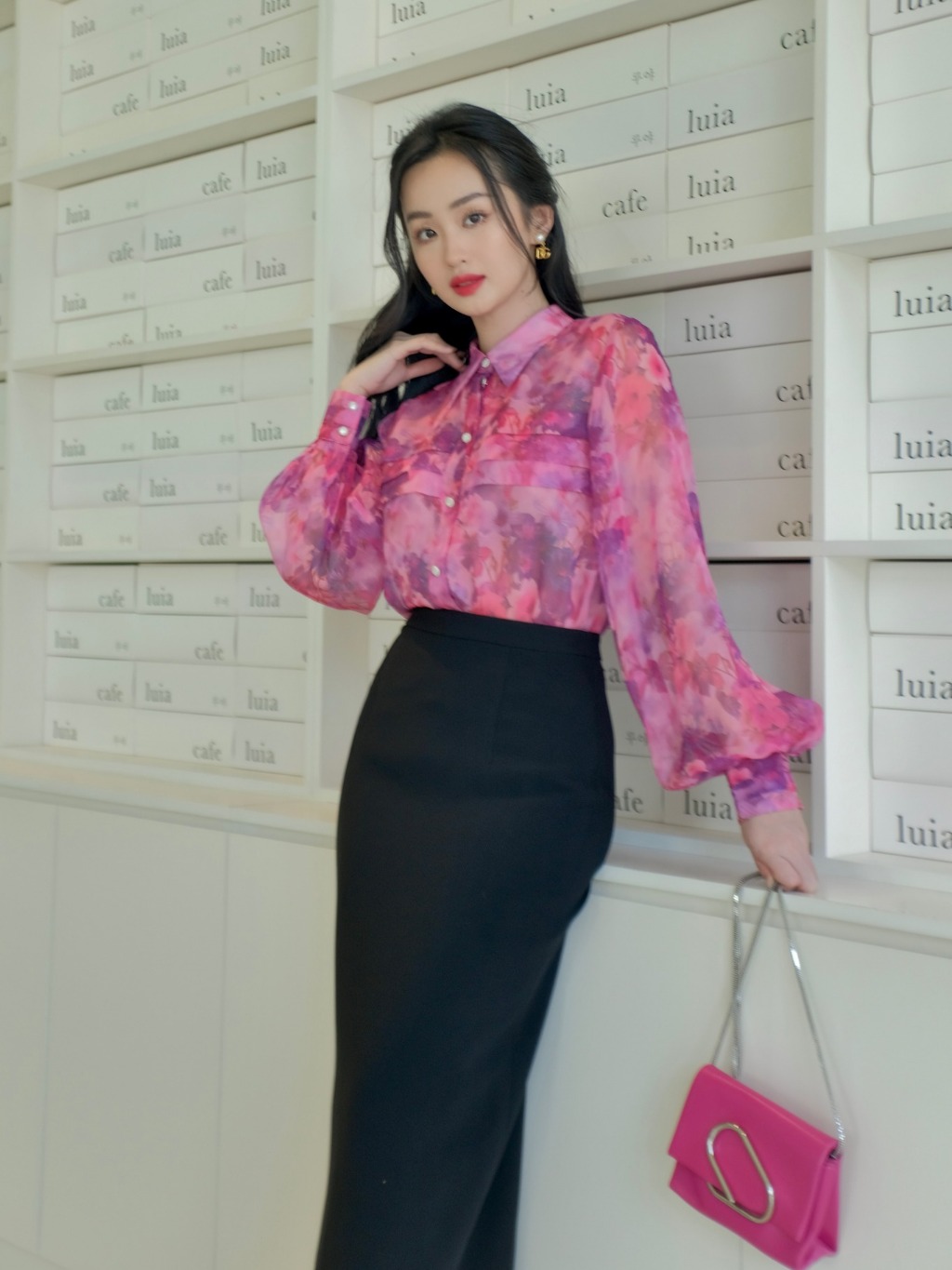 Ảnh Chân váy bút chì dài xẻ sau HUONG BOUTIQUE HBZ451 4