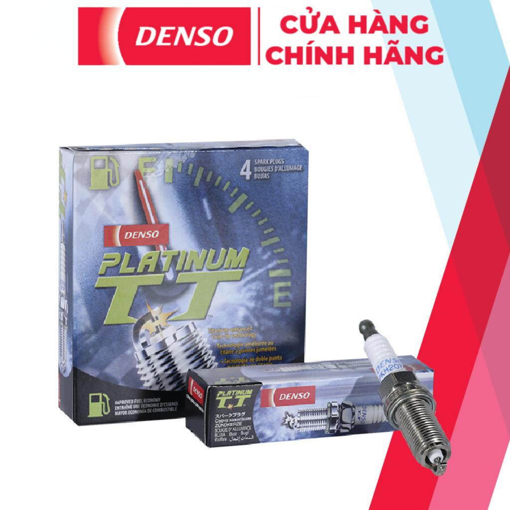 Bộ 4 Bugi Ô Tô PKH20TT DENSO Platin cho Toyota Innova, Fortuner, Hilux ...