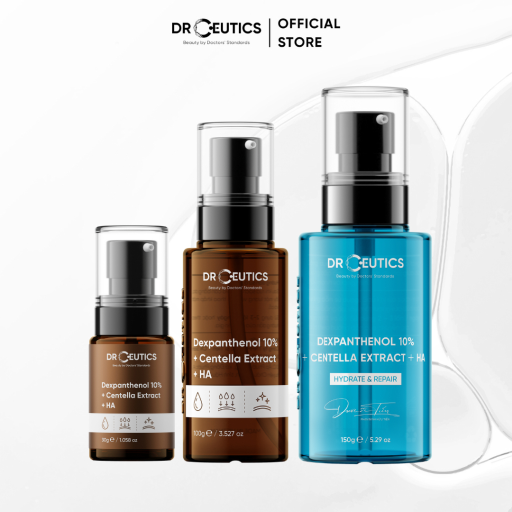 Ảnh DRCEUTICS Serum B5 DrCeutics Cấp Ẩm Và Phục Hồi Da Dexpanthenol 10% + Centella Extract + HA (30g) 1