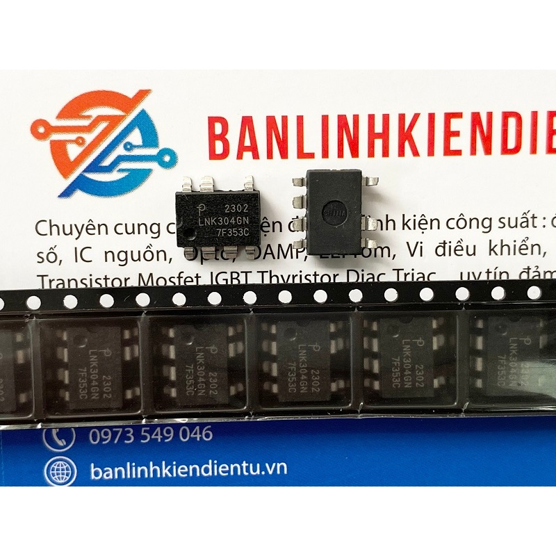 10 Pezzi LNK304GN LNK304 &ndash; Componenti Elettronici Per Alimentatori (SOP-7) #K1995