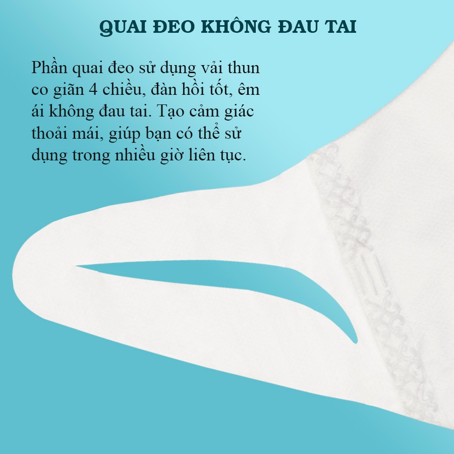 Combo 10 hôp khẩu trang 3D Như Ý Company 4 lớp kháng khuẩn cao cấp -  1 Hộp 10 cái