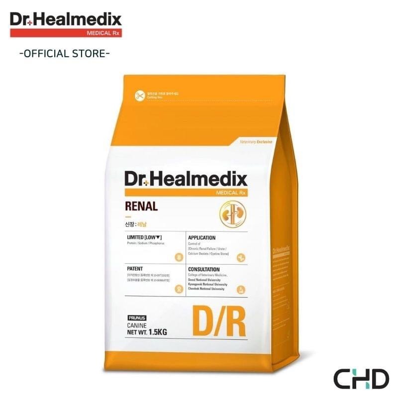 THỨC ĂN HẠT PHÒNG VÀ ĐIỀU TRỊ BỆNH THẬN CHO CHÓ - DR. HEALMEDIX RENAL 1,5kg