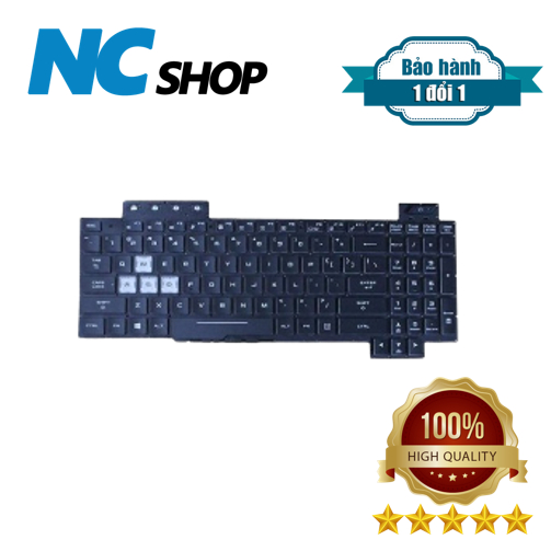 Replacement Keyboard For Asus TUF Gaming FX505 Series - RGB Backlit US Layout Laptop Keyboard