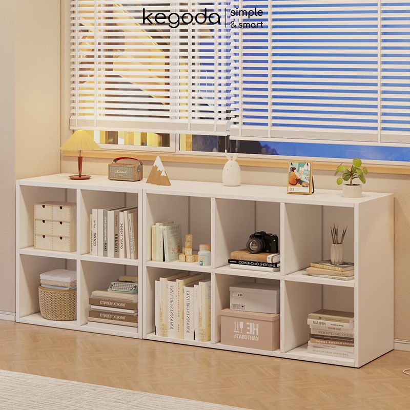 Ảnh Kệ Sách Gỗ Tổ Ong 6 Dài 89.2cm, Rộng 24cm Và Cao 60cm Thương Hiệu KEGODA KGD33 1