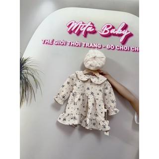 Váy vintage cho bé - Váy hoa nhí style Hàn Quốc cho bé gái siêu xinh