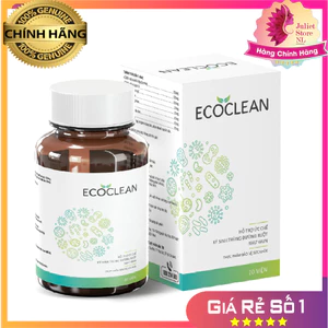 ECOCLEAN NEW Viên Uống Detox Thanh Lọc Cơ Thể Bồi Bổ Cơ Thể Đẩy Lùi Ký Sinh Trùng Nhanh Chóng Hiệu Quả