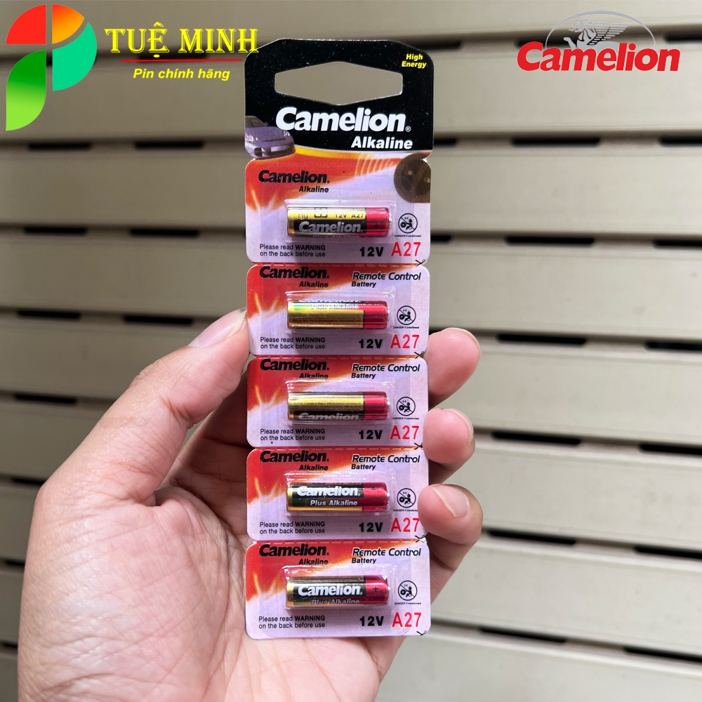 ( Vỉ 5 Viên ) Pin Camelion A23, A27 12V Alkaline, Pin cửa cuốn, pin ...