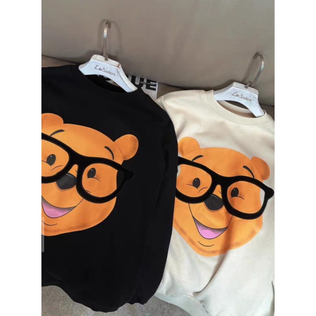 [Nỉ Chân Cua] Áo Đôi Sweater Gấu Pooh Nam Nữ Vải Nỉ Cao Cấp Form Rộng Unim Store - SW20