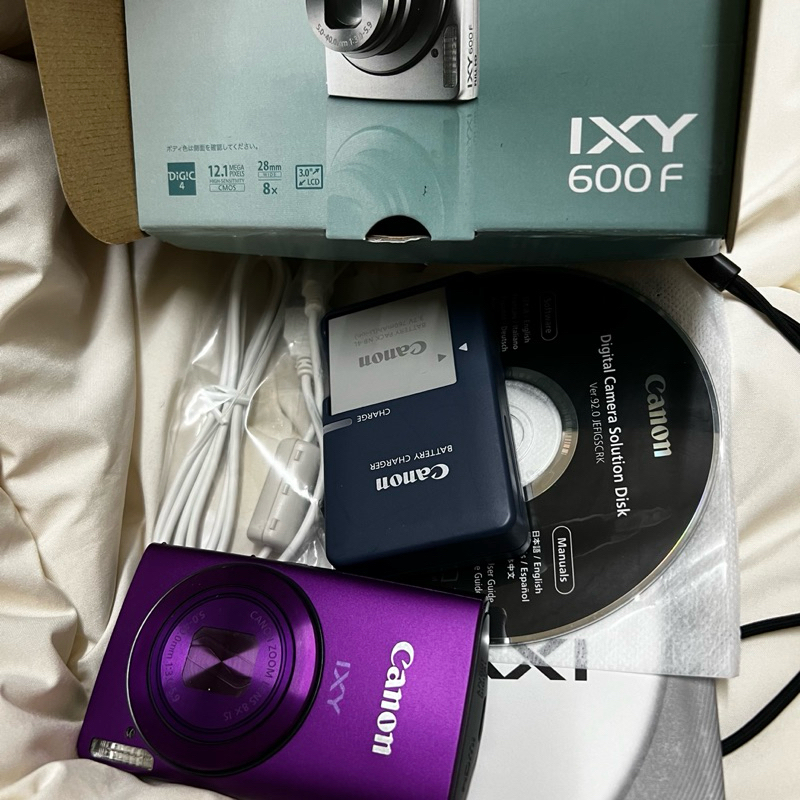 Fotocamera Digitale Compatta Canon IXY 600F 12.1 MP Viola – Testata, Dal Giappone