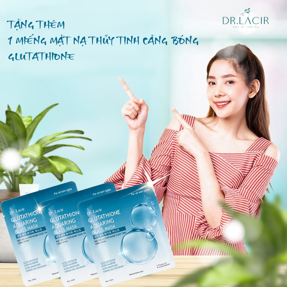 mặt nạ glutathione aquaring glass mask Thuỷ Tinh 6M Căng Bóng Chính Hãng Dr Lacir PI5P4Kα promotes glucose and