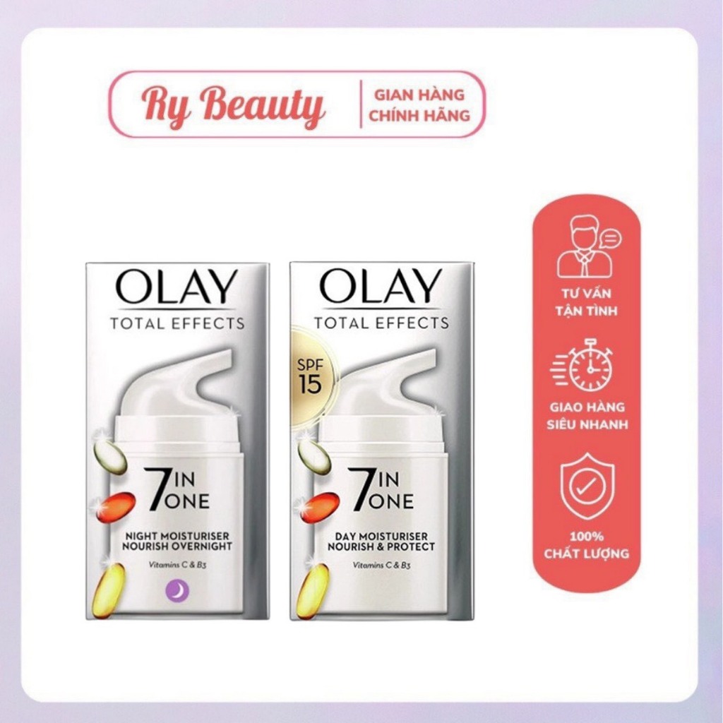 Kem Dưỡng Olay Total Effects 7 In 1 Ngày Và Đêm 50ml Dưỡng Ẩm Sáng Da Chống Lão Hóa Shopee 6566