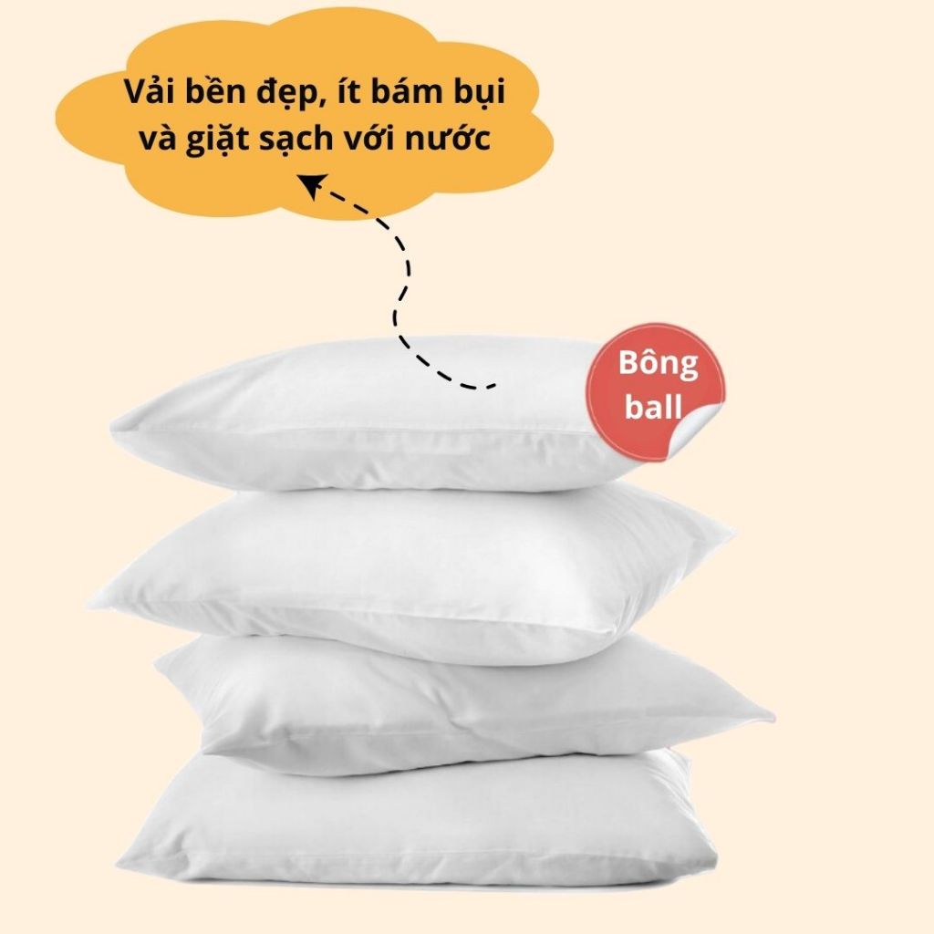 Ảnh Ruột Gối Nằm K-Bedding by Everon - Trắng, Gối Cao nhiều kích thước (1 cái) 2
