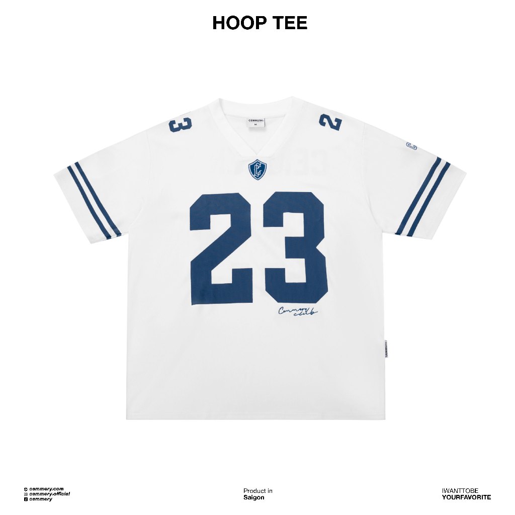 Áo Thun CEMMERY Local Brand Chính Hãng Hoop Tee Unisex Hình In 3 Màu