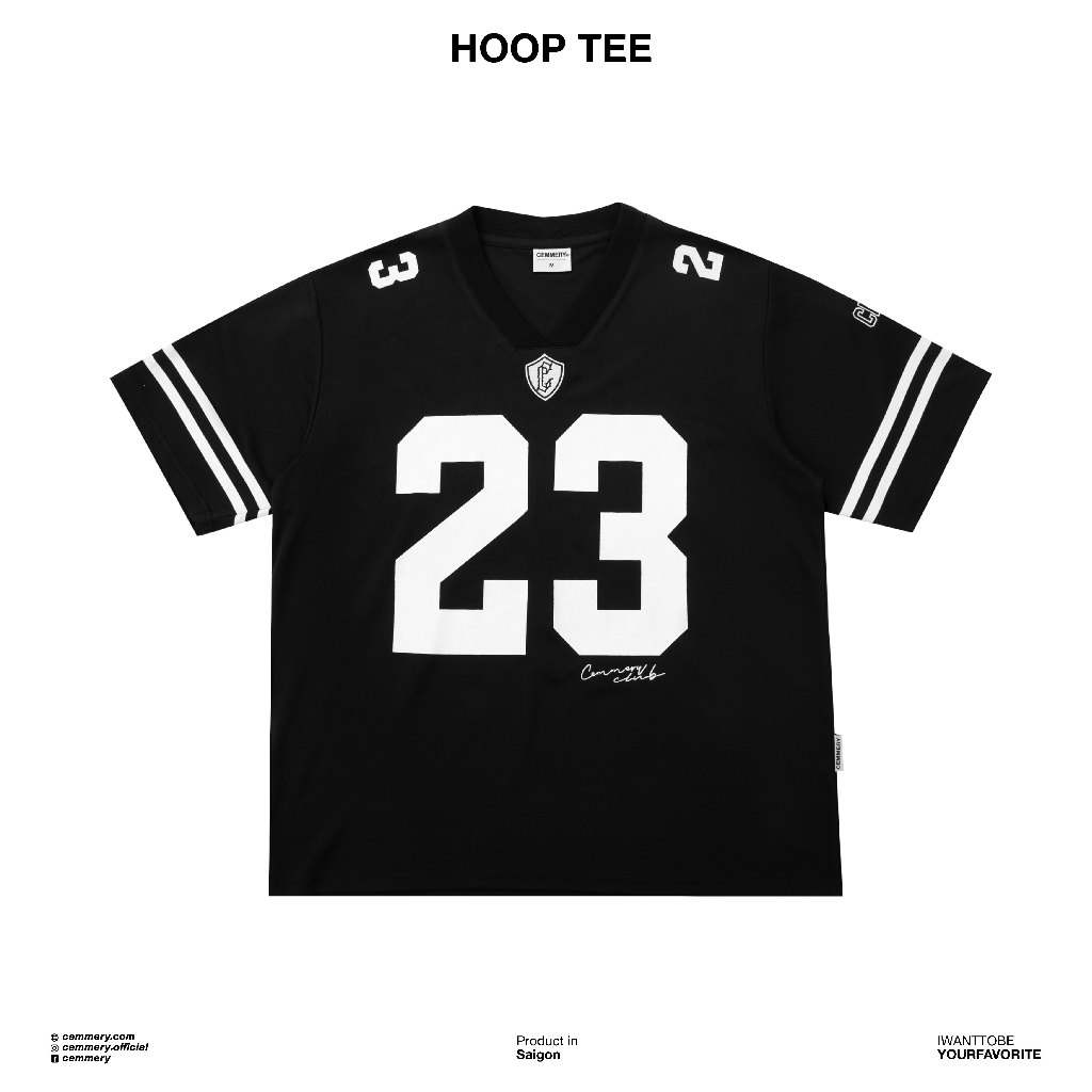 Áo Thun CEMMERY Local Brand Chính Hãng Hoop Tee Unisex Hình In 3 Màu