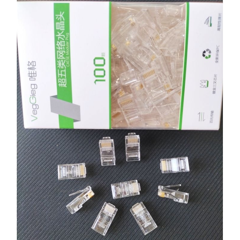 Hạt mạng RJ45 cat5e VEGGIEG VE003 | Shopee Việt Nam