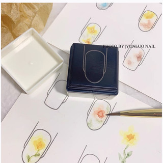 Con dấu in hình móng - tạo phom móng hỗ trợ tập vẽ nail - vẽ màu nước