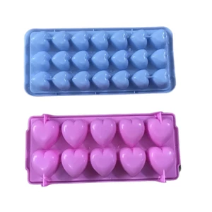 Vỉ rau câu hình trái tim nhựa