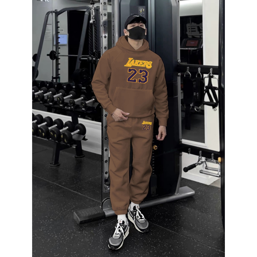 Set Hoodie Nam Nữ LAKES 23 Phong Cách Đơn Gian Trẻ Trung, Năng Động, Chất Liệu Nỉ Cao Cấp Dày Dặn