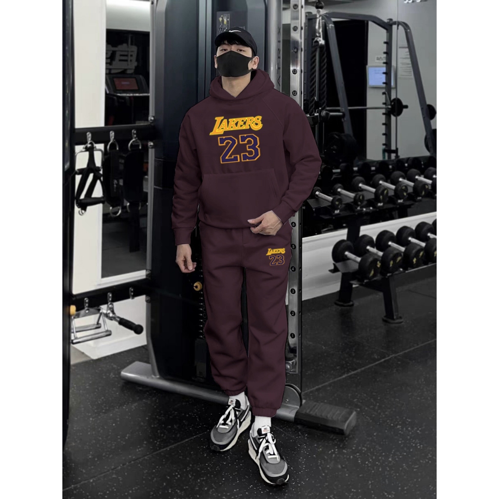 Set Hoodie Nam Nữ LAKES 23 Phong Cách Đơn Gian Trẻ Trung, Năng Động, Chất Liệu Nỉ Cao Cấp Dày Dặn