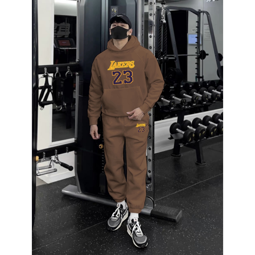 Set Hoodie Nam Nữ LAKES 23 Phong Cách Đơn Gian Trẻ Trung, Năng Động, Chất Liệu Nỉ Cao Cấp Dày Dặn