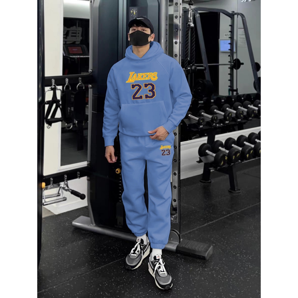 Set Hoodie Nam Nữ LAKES 23 Phong Cách Đơn Gian Trẻ Trung, Năng Động, Chất Liệu Nỉ Cao Cấp Dày Dặn