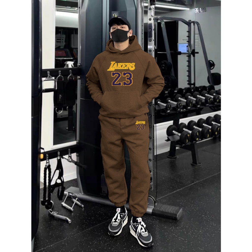 Set Hoodie Nam Nữ LAKES 23 Phong Cách Đơn Gian Trẻ Trung, Năng Động, Chất Liệu Nỉ Cao Cấp Dày Dặn