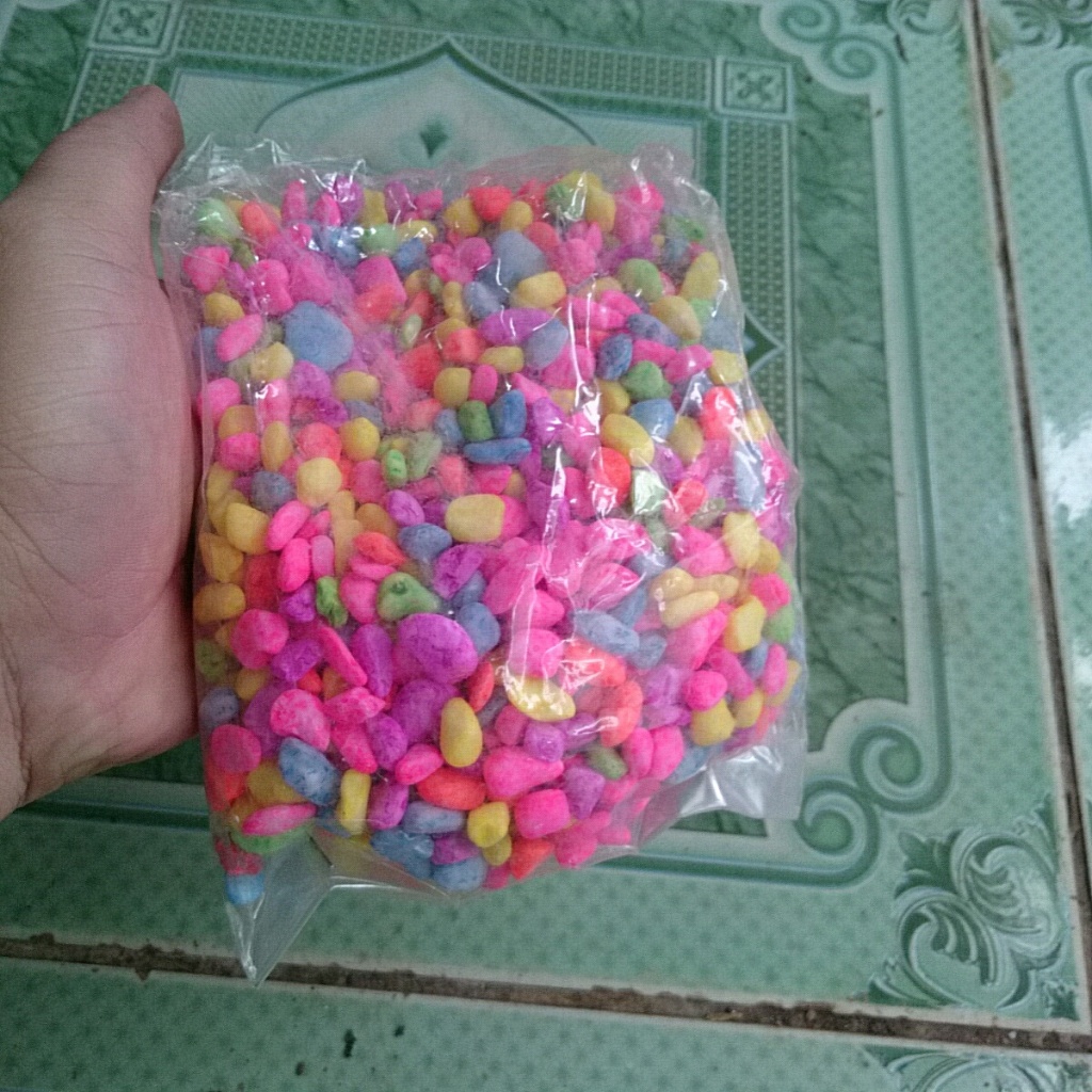 Sỏi Màu Trang Trí Chậu Cây (Bịch 600g) - Trang trí bể cá, sân vườn