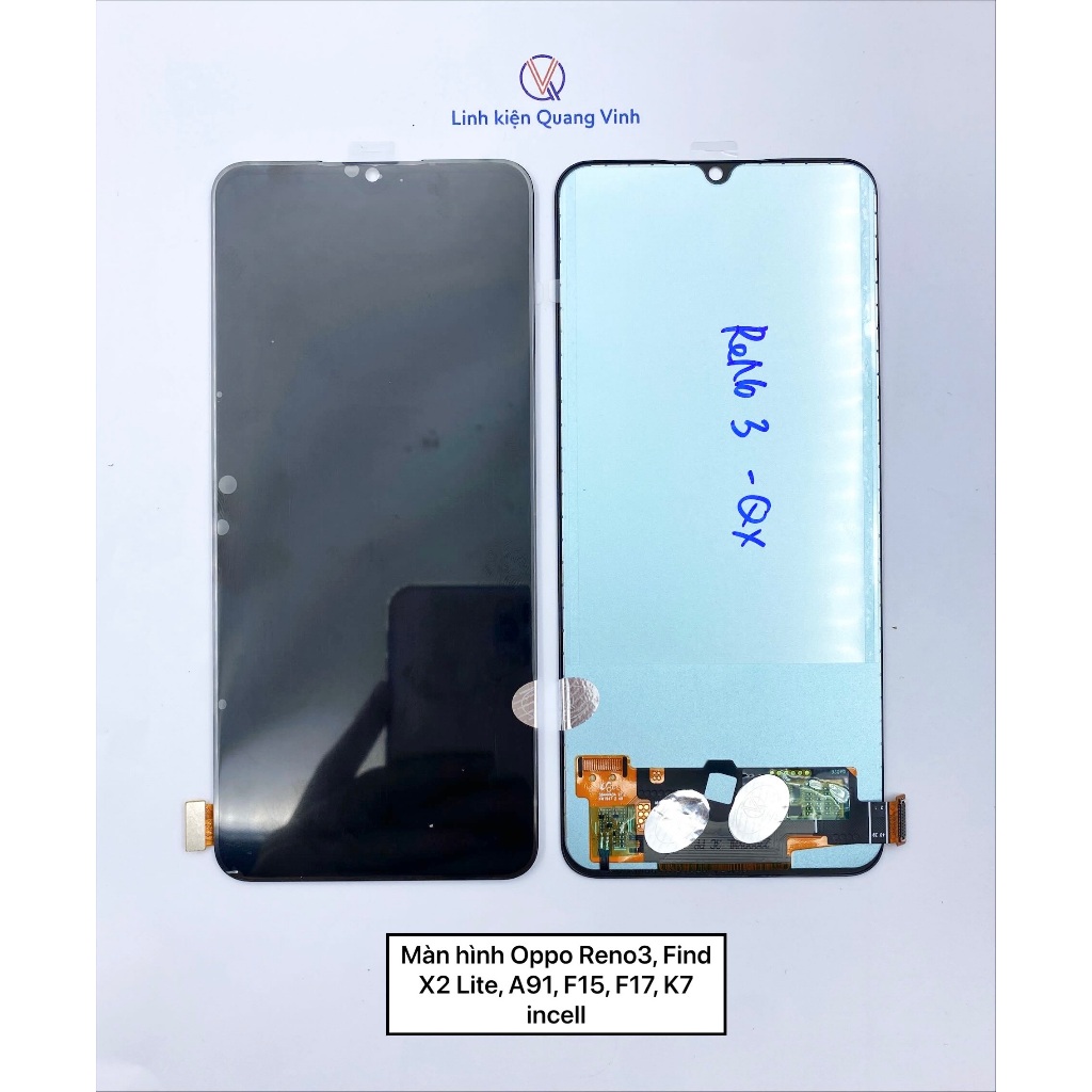 Écran LCD + Tactile De Remplacement Pour Oppo Find X2 Lite / Reno3 / F15 / A91 - Noir - Neuf