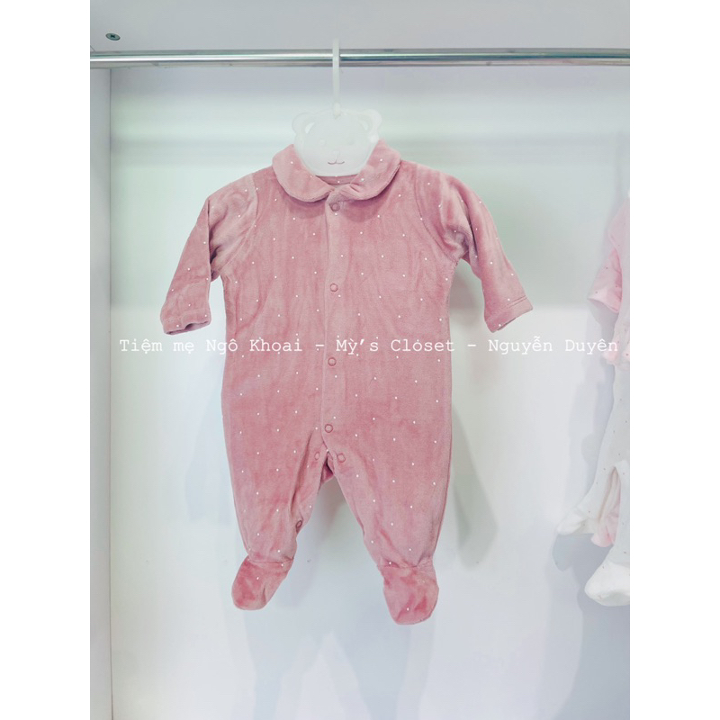 [MD55]  0/3-3/6M Body sleep sơ sinh nỉ nhung hiệu ZYY xuất xịn cho bé yêu NGÔ KHOAI MỲ