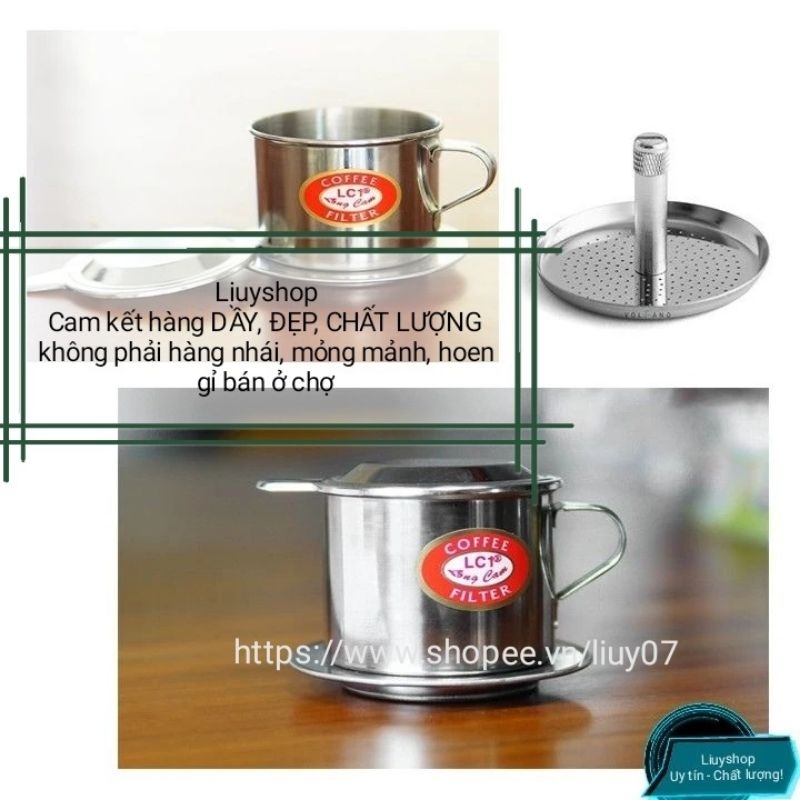 Phin cà phê inox lưới vặn cao cấp | Shopee Việt Nam