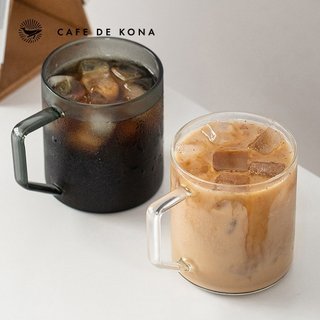 Volcano Ly thủy tinh uống trà cà phê 360ml Cafede Kona