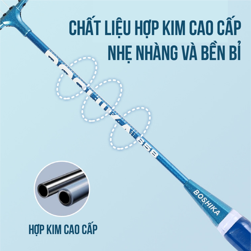 Vợt cầu lông FITEZY chất liệu hợp kim siêu nhẹ dành cho mọi lứa tuổi