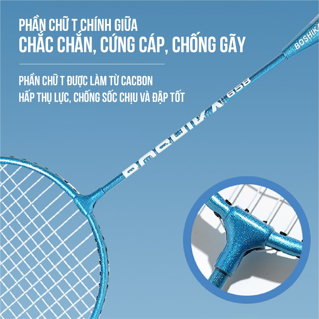 Vợt cầu lông FITEZY chất liệu hợp kim siêu nhẹ dành cho mọi lứa tuổi