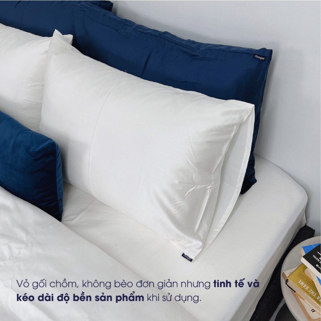 Ảnh Vỏ gối Cotton Tencel Châu Âu cao cấp Changmi Bedding siêu mềm mượt và mát lạnh - 1 chiếc 1