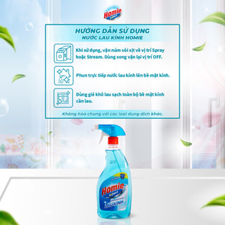 Nước lau kính HOMIE EXPERT 580ml