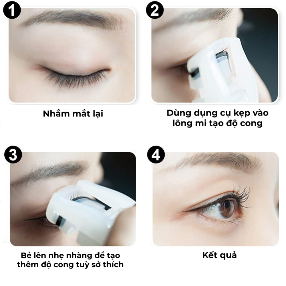 Cây bấm mi bỏ túi nhỏ gọn dễ thao tác giúp mi cong dài và quyến rũ bất cứ nơi đâu