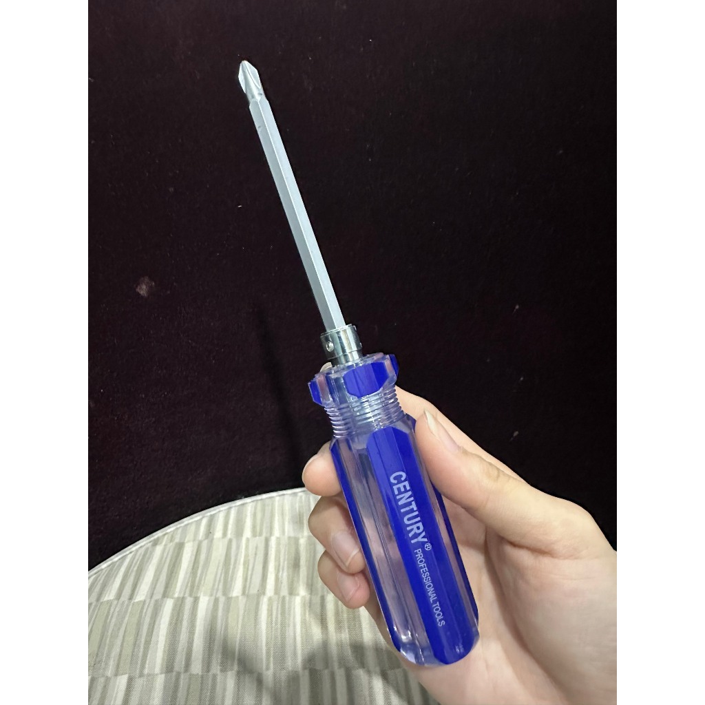 [Size tính khi lắp vào cán] Tua vít 2 đầu cán trong Century chính hãng, tua vít đảo đầu + và - tiện dụng