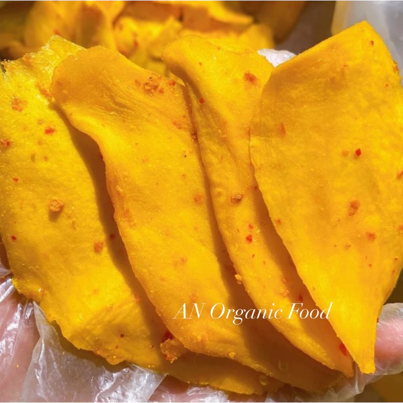 XOÀI SẤY MUỐI ỚT ĐẶC BIỆT, chua chua ngọt ngọt cay cay, ăn vặt ngon mê , xoài sấy dẻo muối ớt loại 1
