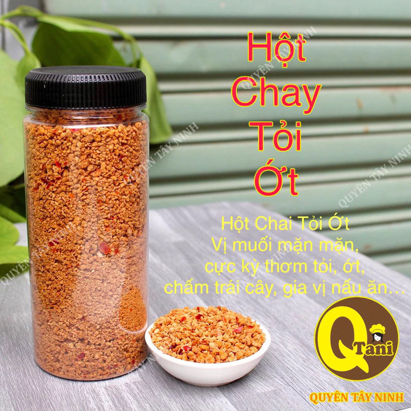 Hủ 100gr Muối nhuyễn chay chấm Trái Cây ngon, thơm tỏi